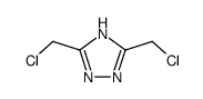 3,5-bis(chloromethyl)-1,2,4-triazole Structure