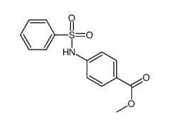 4-苯磺酰氨基苯甲酸甲酯结构式