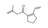 1-(3-methyl-3-butenoyl)-2-vinylcyclopentene结构式