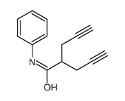 N-phenyl-2-prop-2-ynylpent-4-ynamide结构式