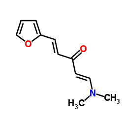 (1E,4E)-1-(Dimethylamino)-5-(2-furyl)penta-1,4-dien-3-one结构式