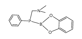 catecholboryl(N,N-dimethylaminomethyl)phenylphosphine Structure