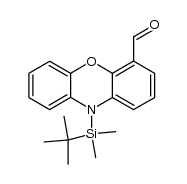 4-formyl-10-(tert-butyldimethylsilyl)phenoxazine Structure