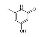 4-HYDROXY-6-METHYL-1H-PYRIDIN-2-ONE结构式