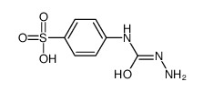 4-(hydrazinecarbonylamino)benzenesulfonic acid Structure