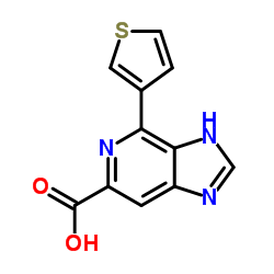 4-(3-Thienyl)-1H-imidazo[4,5-c]pyridine-6-carboxylic acid Structure