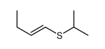 1-propan-2-ylsulfanylbut-1-ene结构式