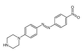 (4-nitrophenyl)-(4-piperazin-1-ylphenyl)diazene Structure