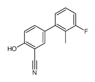 5-(3-fluoro-2-methylphenyl)-2-hydroxybenzonitrile结构式