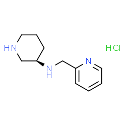 (R)-N-(Pyridin-2-ylmethyl)piperidin-3-amine trihydrochloride结构式