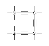 2-[dimethyl(2-trimethylsilylethynyl)silyl]ethynyl-dimethyl-(2-trimethylsilylethynyl)silane Structure