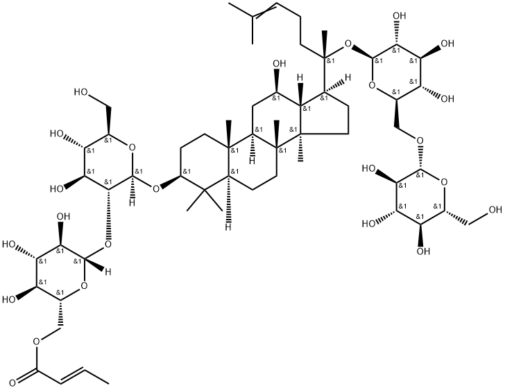 Ginsenoside Ra6 structure