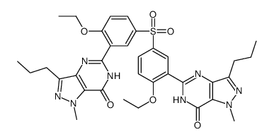 De(methypiperazinyl) Sildenafil Dimer Impurity Structure