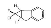 1-Fluoro-1-chloro-1,1a,6,6a-tetrahydrocycloprop(a)indene Structure