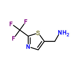 1-[2-(Trifluoromethyl)-1,3-thiazol-5-yl]methanamine结构式