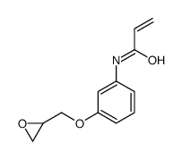 N-[3-(oxiran-2-ylmethoxy)phenyl]prop-2-enamide结构式