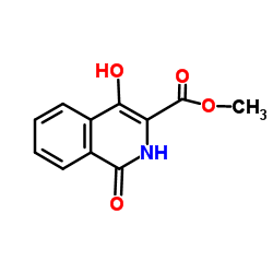 3-Isoquinolinecarboxylic acid, 1,2-dihydro-4-hydroxy-1-oxo-, Methyl ester picture