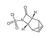 4-oxo-(1rC9,2tH,5tH,6cC9)-3-aza-tricyclo[4.2.1.02,5]non-7-ene-3-sulfonyl chloride Structure