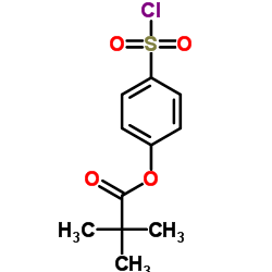 4-(Chlorosulfonyl)phenyl pivalate Structure