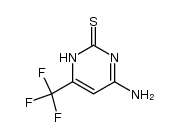 4-amino-6-(trifluoromethyl)pyrimidine-2(1H)-thione Structure