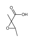 (2S,3S)-2,3-dimethyloxirane-2-carboxylic acid结构式