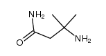 3-amino-3-methylbutanamide Structure