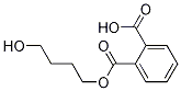 1,2-Benzenedicarboxylic Acid 1-(4-Hydroxybutyl) Ester结构式