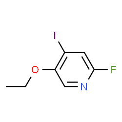 5-Ethoxy-2-fluoro-4-iodopyridine结构式