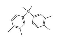 bis(3,4-dimethylphenyl)dimethylsilane Structure