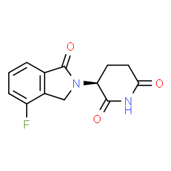 (S)-3-(4-Fluoro-1-oxoisoindolin-2-yl)piperidine-2,6-dione picture