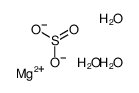 magnesium,sulfite,trihydrate Structure