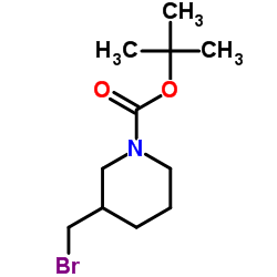 3-(溴甲基)哌啶-1-甲酸叔丁酯图片