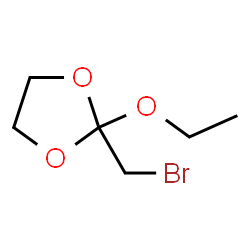 1,3-Dioxolane,2-(bromomethyl)-2-ethoxy-(9CI) Structure