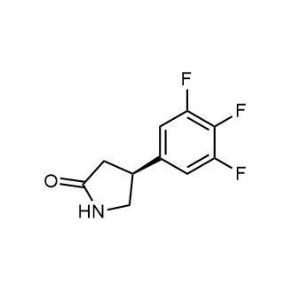 (4S)-4-(3,4,5-Trifluorophenyl)pyrrolidin-2-one Structure