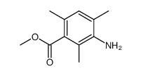 Benzoic acid, 3-amino-2,4,6-trimethyl-, methyl ester (9CI) structure