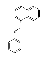 1-naphthylmethyl p-tolyl sulfide Structure