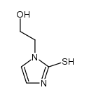 1-(2-hydroxy-ethyl)-1,3-dihydro-imidazole-2-thione结构式