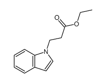 3-(indol-1-yl)propionic acid ethyl ester Structure