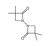 1-(3,3-dimethyl-2-oxoazetidin-1-yl)-3,3-dimethylazetidin-2-one结构式