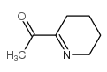 2-acetyl-3,4,5,6-tetrahydropyridine Structure