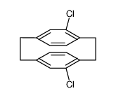 5,12-Dichlorotricyclo[8.2.2.2~4,7~]hexadeca-1(12),4,6,10,13,15-hexaene结构式