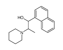 1-naphthalen-1-yl-2-piperidin-1-ylpropan-1-ol Structure