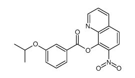 7-Nitro-8-quinolinyl=m-isopropoxybenzoate Structure