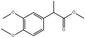 2-(3,4-二甲氧基苯基)丙酸甲酯结构式