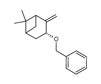 (3R)-3-(benzyloxy)-6,6-dimethyl-2-methylenebicyclo[3.1.1]heptane Structure