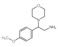 2-(4-甲氧基苯基)-2-吗啉-4-乙胺双盐酸盐结构式