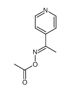 (E)-1-(4-Pyridyl)ethanone O-acetyl oxime结构式