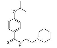 p-Isopropoxy-N-(2-piperidinoethyl)thiobenzamide picture