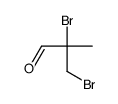 2,3-dibromo-2-methylpropanal Structure