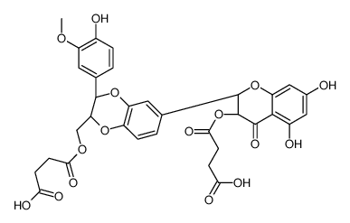 silybin dihemisuccinate Structure